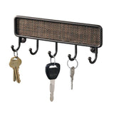 Suporte de chaves em ferro preto