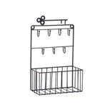 Suporte de chaves industrial preto