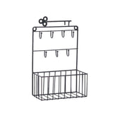 Suporte de chaves industrial preto