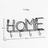 Suporte de chaves na moda home - preto