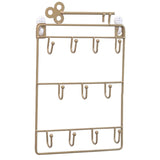 Suporte de joias de parede ouro