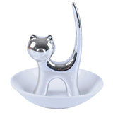 Suporte para anéis gato título por defeito