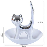 Suporte para anéis gato título por defeito