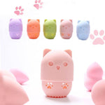 Suporte para esponja de maquilhagem gato