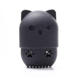 Suporte para esponja de maquilhagem gato preto