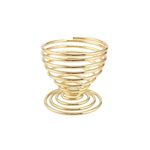 Suporte para esponja de maquilhagem ronda de ouro