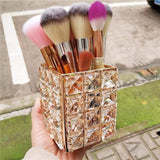 Suporte para pincéis de maquilhagem vintage