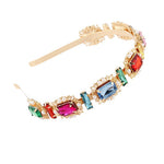 Tiara de cristal multicolor valor por defeito título