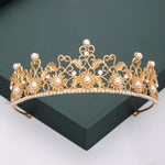 Tiara dourada de rainha valor por defeito título