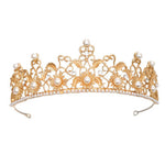 Tiara dourada de rainha valor por defeito título