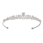 Tiara elegante prateada valor por defeito título