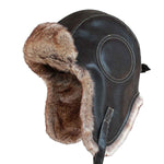 Ushanka aviador de pele