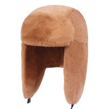 Ushanka castanho com forro título por defeito