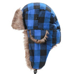 Ushanka com padrão aos quadrados título por defeito