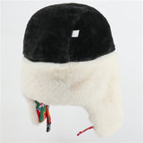 Ushanka com padrão floral título por defeito