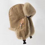 Ushanka de algodão com pelo título por defeito
