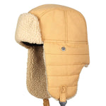 Ushanka de couro claro título por defeito