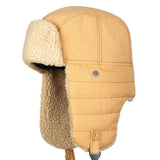 Ushanka de couro claro título por defeito