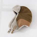 Ushanka de couro vintage título por defeito