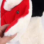 Ushanka de pele vermelho título por defeito