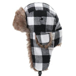 Ushanka de pelo aos quadrados título por defeito