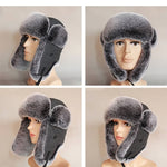 Ushanka de pelo sintético