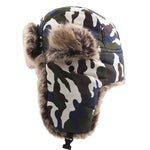 Ushanka estilo militar com forro de pelo título por defeito