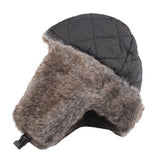 Ushanka estilo militar com forro de pelo título por defeito