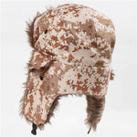 Ushanka militar de couro título por defeito