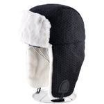 Ushanka preto e branco título por defeito