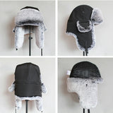 Ushanka robusto com forro de pele