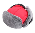 Ushanka vermelha 56-60cm