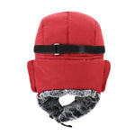 Ushanka vermelha 56-60cm