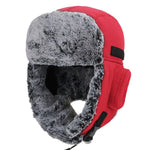Ushanka vermelha 56-60cm
