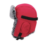 Ushanka vermelha 56-60cm