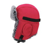 Ushanka vermelha 56-60cm
