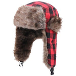 Ushanka xadrez vermelho título por defeito
