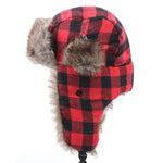Ushanka xadrez vermelho título por defeito