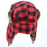 Ushanka xadrez vermelho título por defeito
